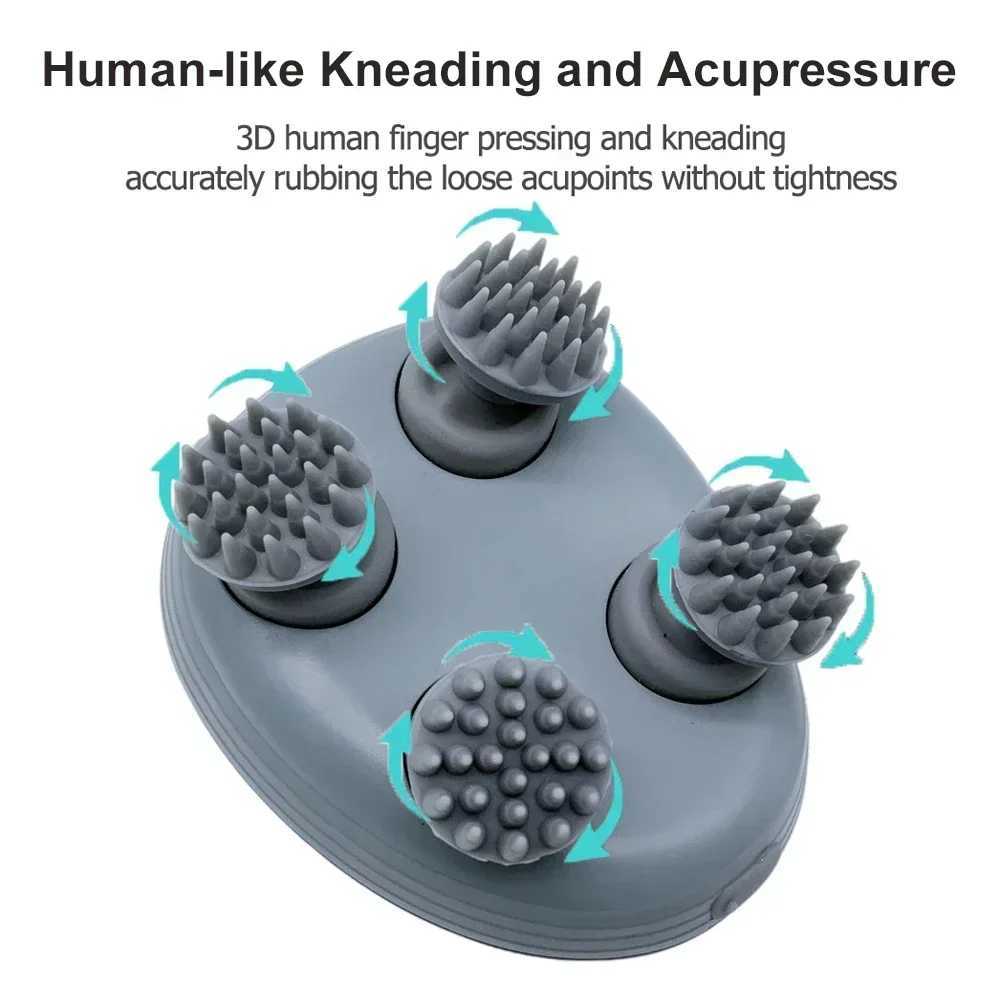 Mini Head Massager Multi functional Scalp Massage Equipment Charging Vibration Therapy Massager for Earache Head Relaxation Pet Cat W241120