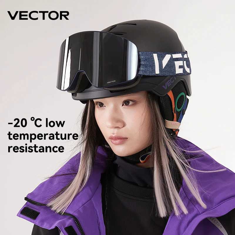 VECTOR Ski Helmet Mens Rovab Anti Collision Streamlined Split Ski Helmet W241120