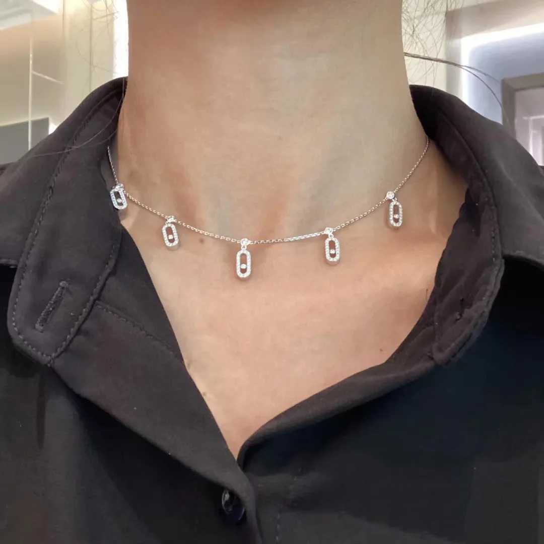 Cmon Kstar Original Geometric Design Womens Fashion 18K Gold Plated Stackable Necklace Pendant Personalized Jewelry Gift W241120
