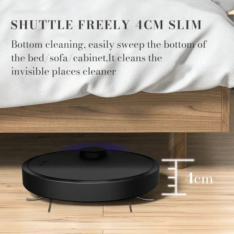 2024 3in1 Wet And Dry Ultrathin Cleaning Machine Automatic Robot Vacuum Cleaner Smart Wireless Sweeping Mopping Smart Home 241113