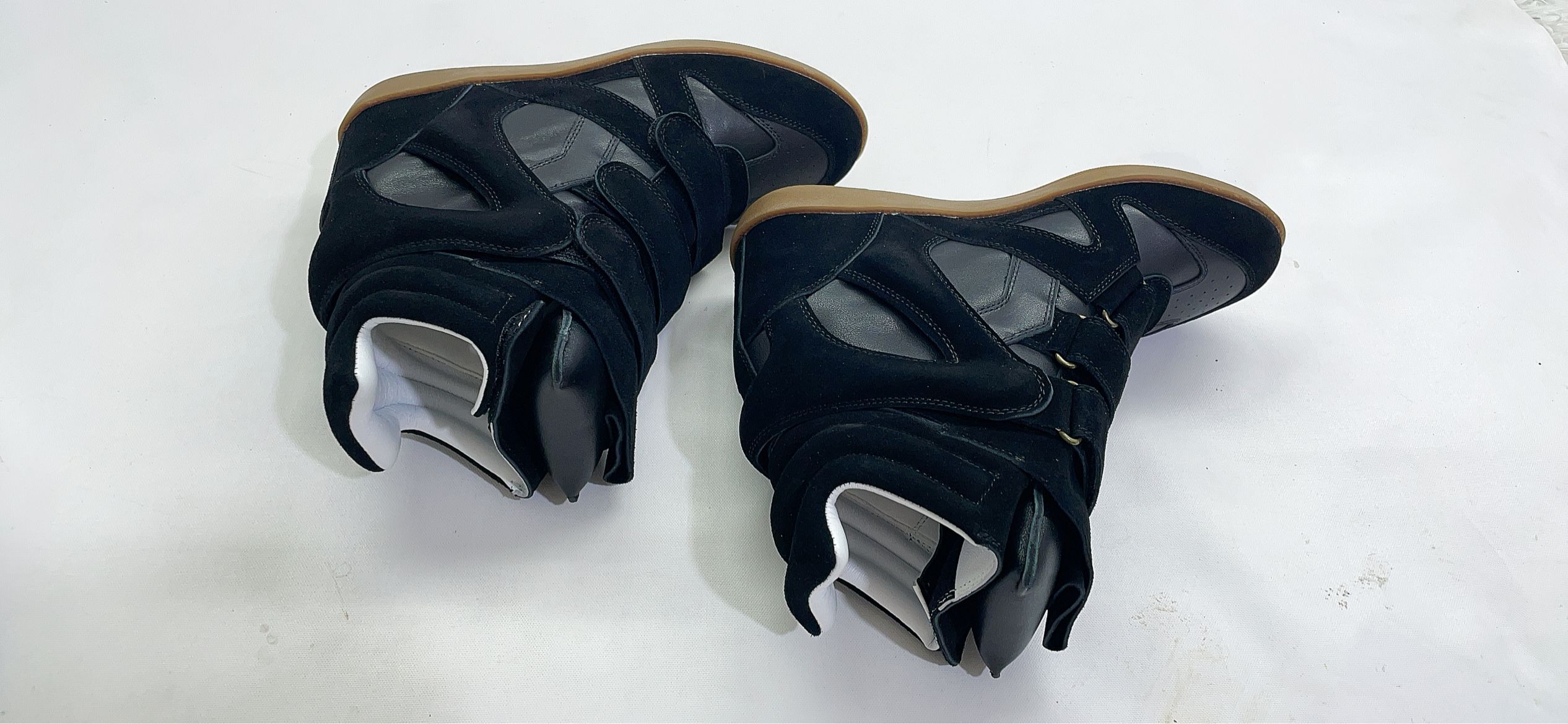 Chaussures Femme Autumn Winter Genuine Leather Plush Ankle For Woman Height Increasing High Top Cowboy Boots Buckle Botas