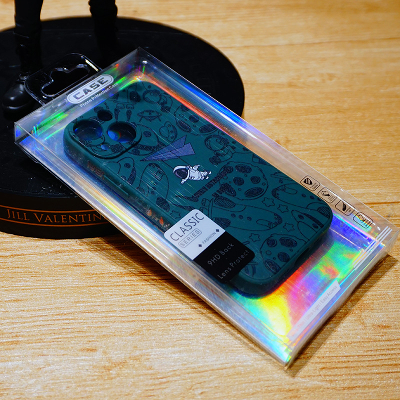 Universal Laser Blister PVC Plastic Empty Retail Package Box Packaging With Inner Insert For 6.7inch Mobile Phone Case iPhone 16 Pro Max 14 13 12 11 S