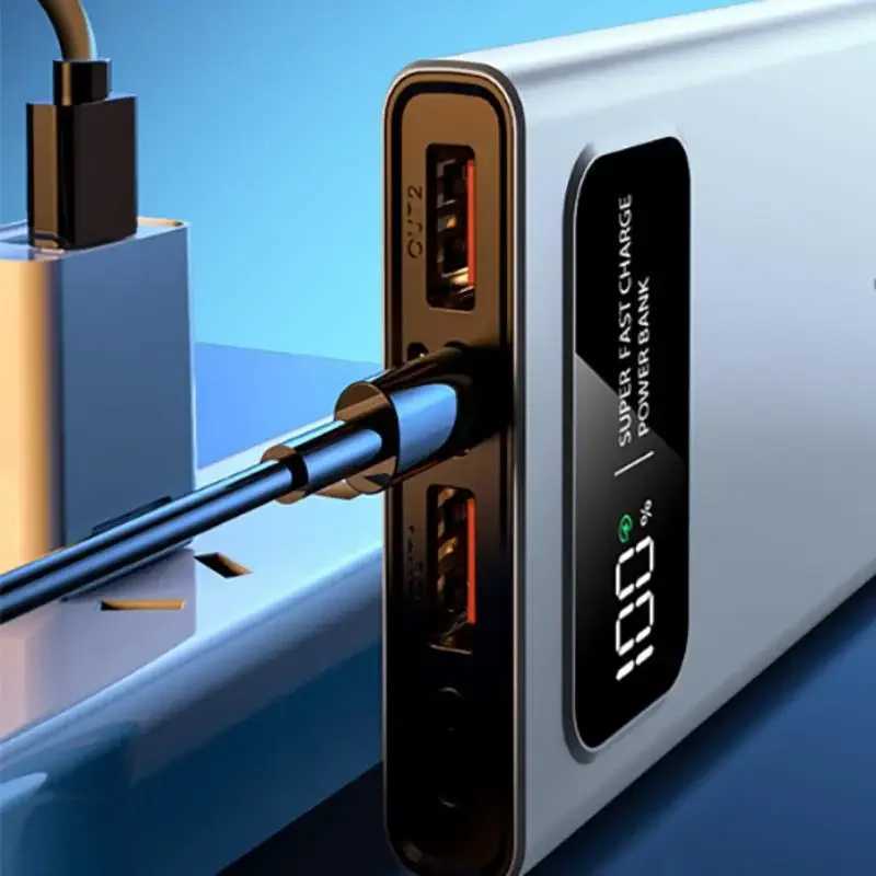 50000mAh 120W Power Pack Fast Charging Power Pack Portable Traffic Capacity External Battery with LED Digital Display Screen Y241119