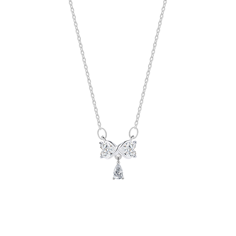Stylish Stainless Steel Locket Chain with Floral Tassel Bow - Perfect for Daily Use