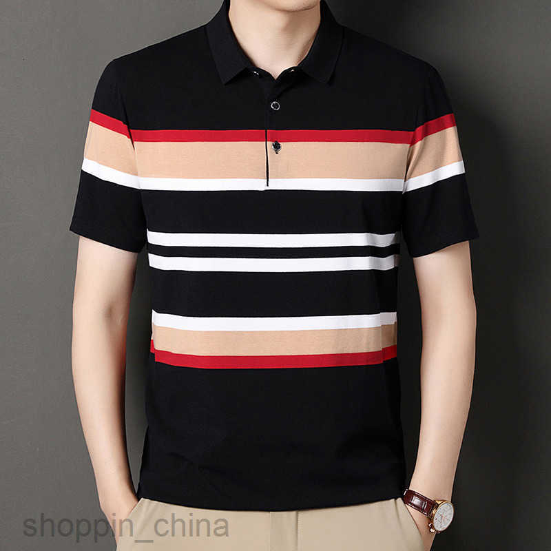 Mens Polos Shirts Fashion T-shirt Business Polo Shirt with Elegant Slim Fit Collar, High end Design, High Grade Counter Quality tops