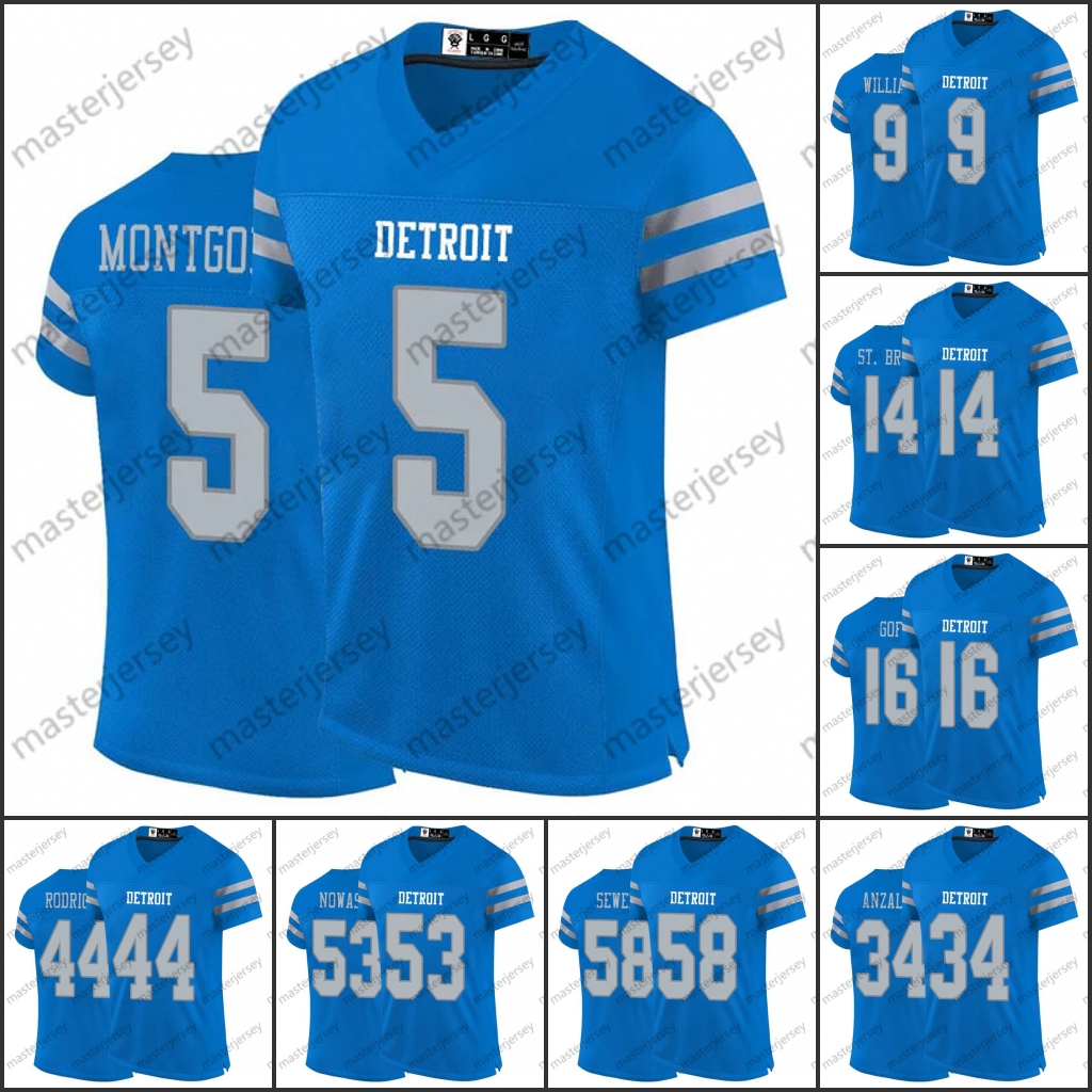 5 Montgomery Sewell Branch 2024 Cities Football Jerseys LaPorta Williams Anzalone Campbell Rodriguez Custom Stitched Jersey