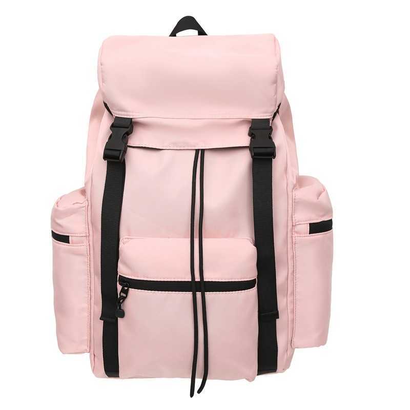 Korean version men's trendy backpack high school student backpack women's outdoor leisure large capacity travel backpack 241120