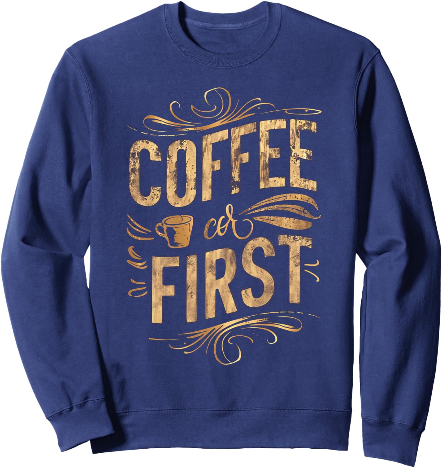 Long Sleeve Shirts for Men sweatshirt Coffee First Funny Quote Coffee Lover Gift Graphic Tees Sweatshirt T shirt Tee Streetwear Casual tops clothes