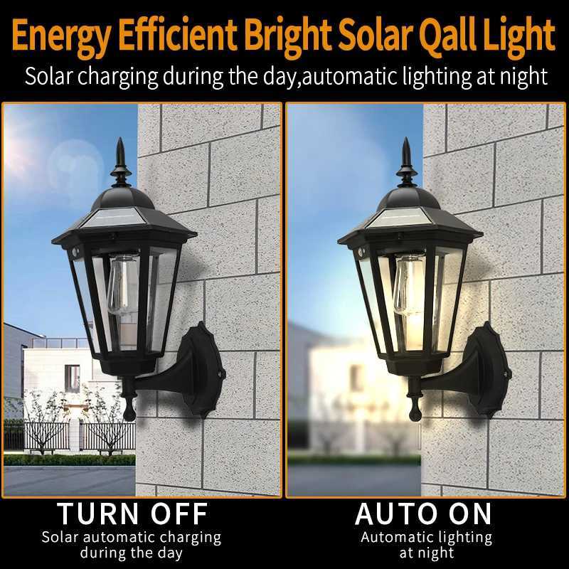 1PC Retro Landscape Solar Pathway Light Tungsten Filament Lamps Outdoor Garden Street Floor Decorative Solar Garden Led Lights zyc241120