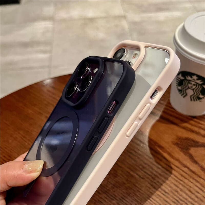 Magnetic Wireless Charge For Magsafe Case for iPhone 15 14 Plus 13 12 11 Pro Max Shockproof Soft Transparent Bumper Cover
