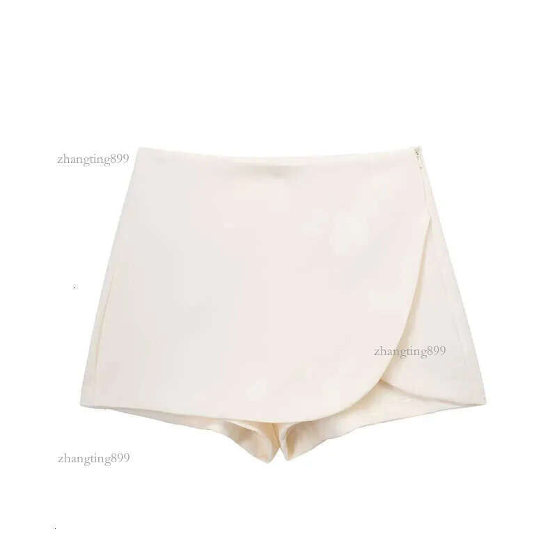 2024 Designer Asymmetric Skort For Women Pink Black Mini Skirt Woman Fashion High Waist Short Skirts Summer Casual Shorts s s