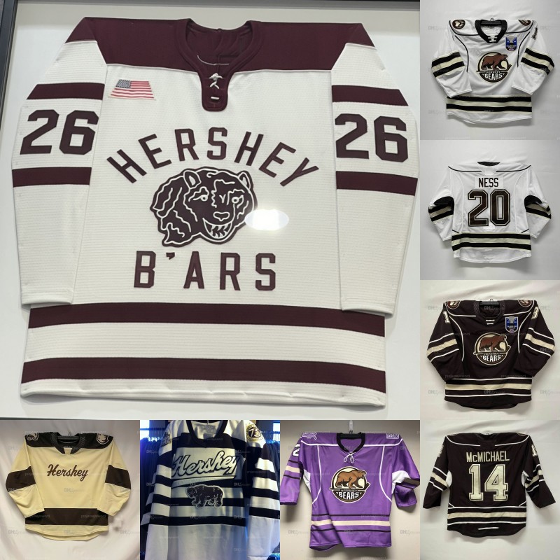 Hershey Bears 2024-25 Special Hockey Jersey McIlrath Joe Snively Alex Limoges Pierrick Dube Ethen Frank Michael Sgarbossa Michael Vecchione Priskie Sutter