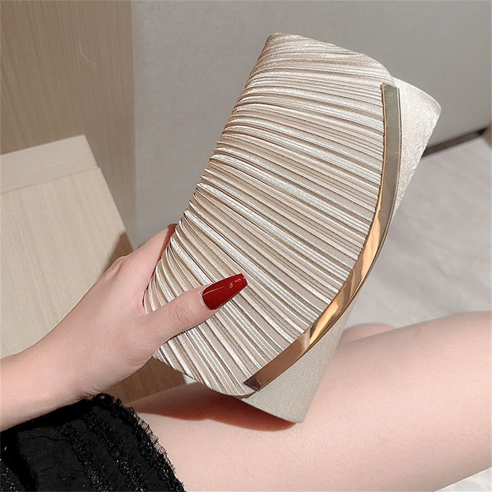 Fashion Ladies Sequins Clutches Evening Bags Glitter Banquet Handbags Women Chain Shoulder Bag Wedding Party Purse