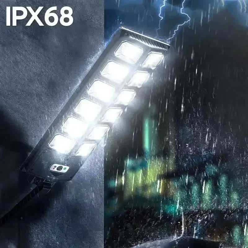 High Power Solar Lights Led Lights Outdoor Most Powerful Outdor Solar Lamp 3 Mode Remote Control Waterproof Garden Street Lamps zyc241120