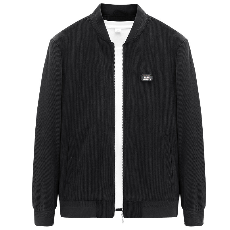 Corduroy cotton-padded men's winter fleece jacket Youth vintage tooling casual wick plus-size coat m020