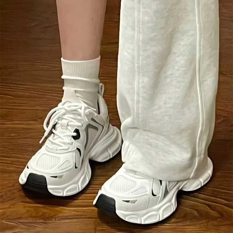 sneakers wen trends 2024 summer Sneakers White Lace-Up Wens jogging Shoes platform Fem designer shoes zapatos de mujerC250325