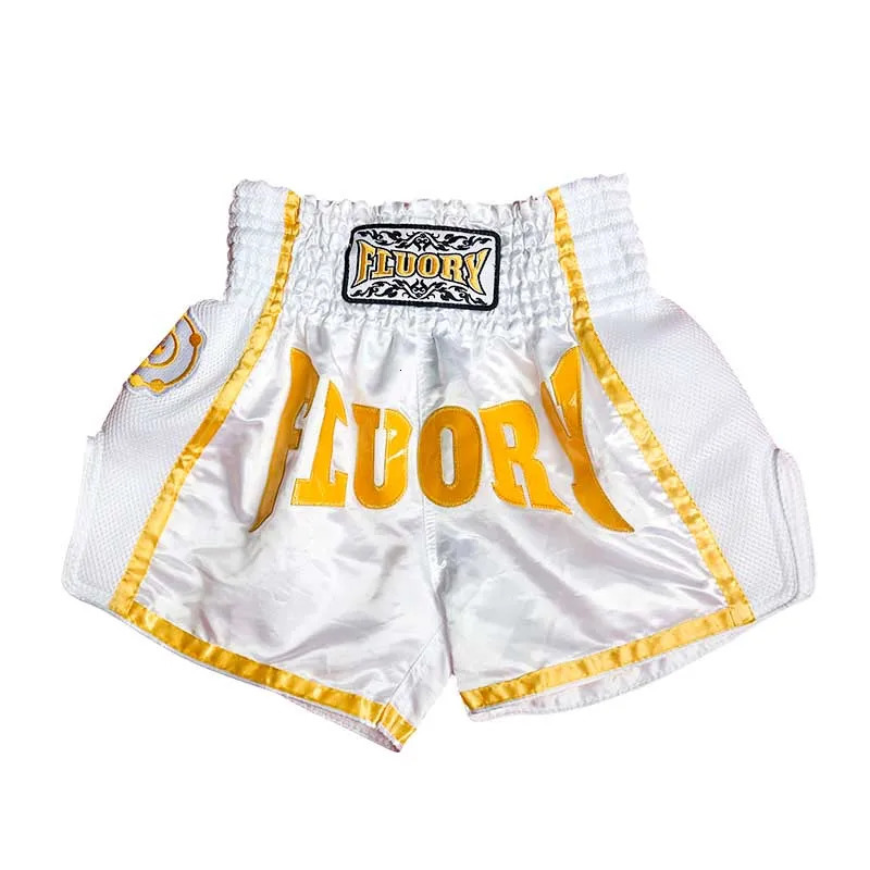 MTSF28 5 colors fluory KIDS muay thai shorts trainning and competing mma kick boxing 240408