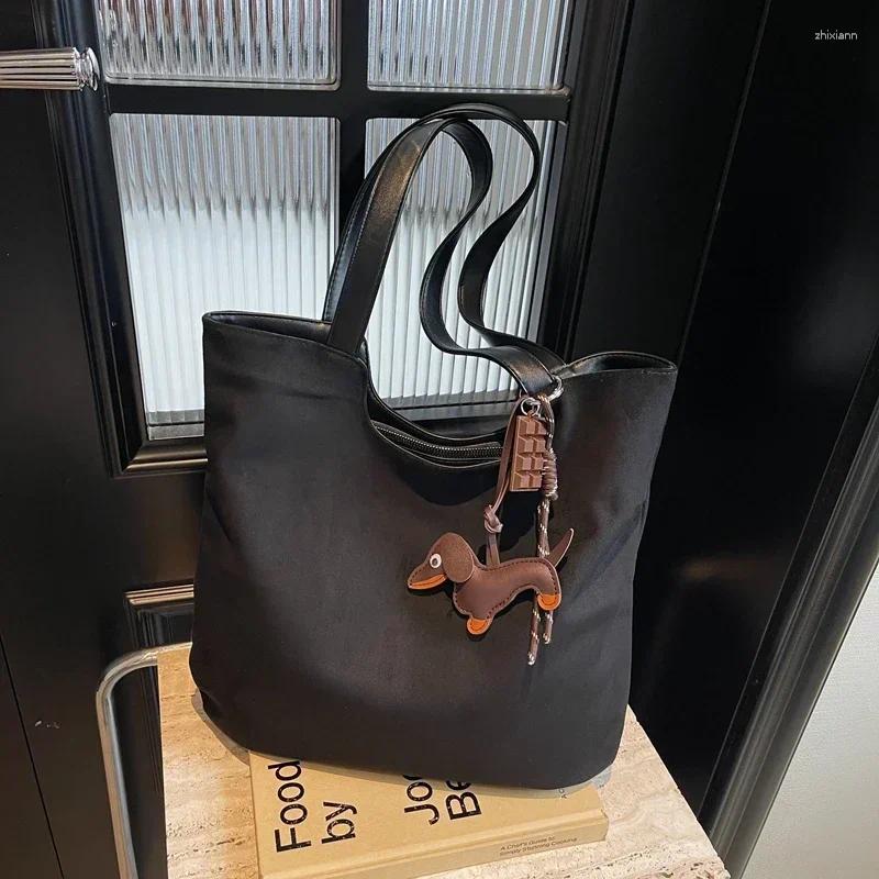 Totes Zipper Suede Product Women's Shoulder Bag Solid Color Fashion Tote Large Capacity Soft Versatile Trendy Handbag zhanyishengli