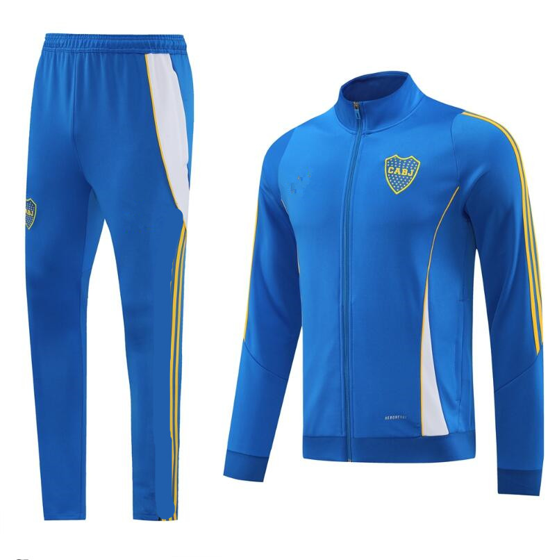 23/24 Boca Men Long Sleeve Sportswear Set 22/23 MARADONA TEVEZ DE ROSSI Long Sleeve Football Training Shirt