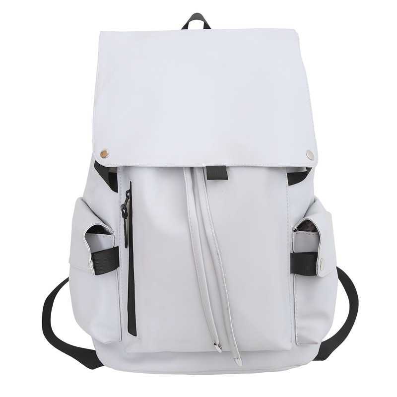 Trendy Boys' Backpack, Casual Flip Cover Computer Backpack, Large Capacity Student Backpack 241120