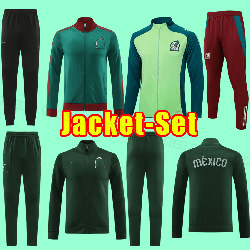 2024 2025 Mexico soccer tracksuits World H.LOSANO GUARDADO CHICHARITO G DOS SANTOS 24 25 CUP football shirt training Long sleeve hoodies coat Jacket
