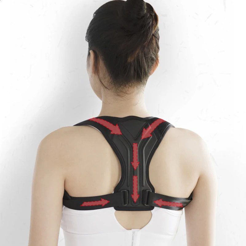 Back Posture Corrector Corset Clavicle Spine Posture Correction Adjustable Support Belt Pain Relief Traine Spine Posture Support 241119