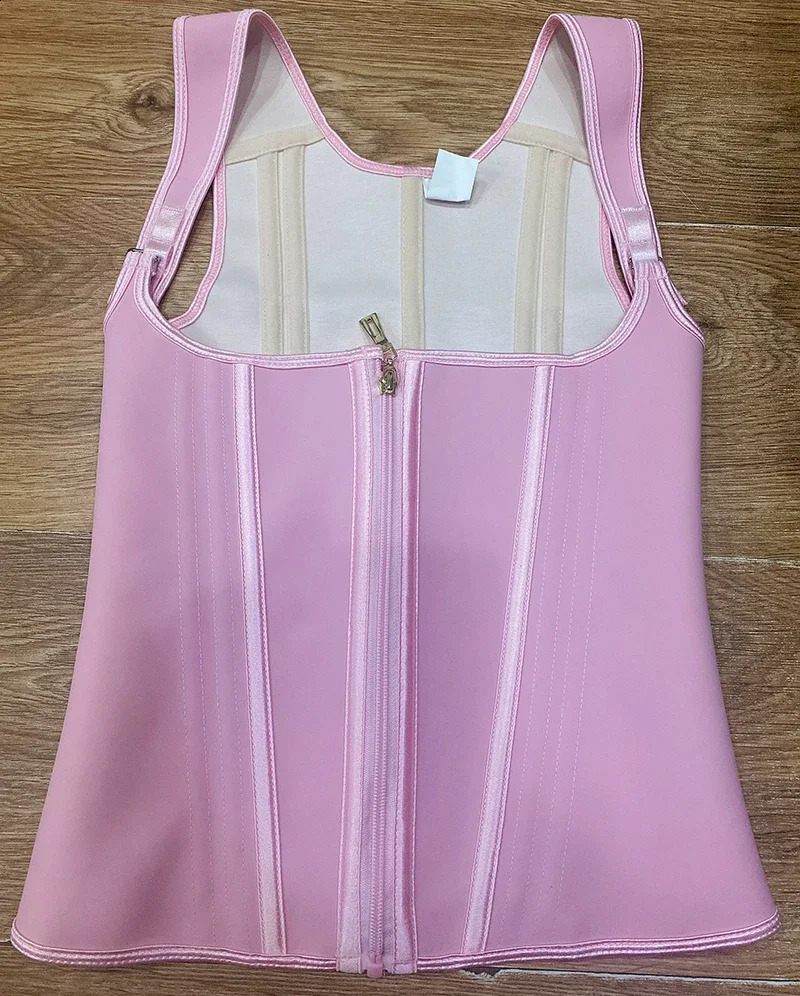 AfruliA Fajas Colombianas Girdles Double Compression Vest Waist Trainer Corset with Zipper Hook Flat Belly Slimming Body Shapers 241120
