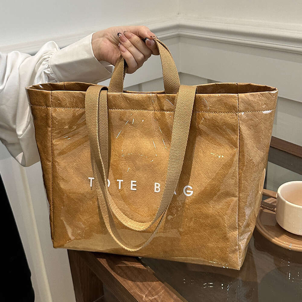 Tote Women Men Adjustable Strap Shoulder with Inner Pocket Shopper Solid Satchel Bag for Work School Office