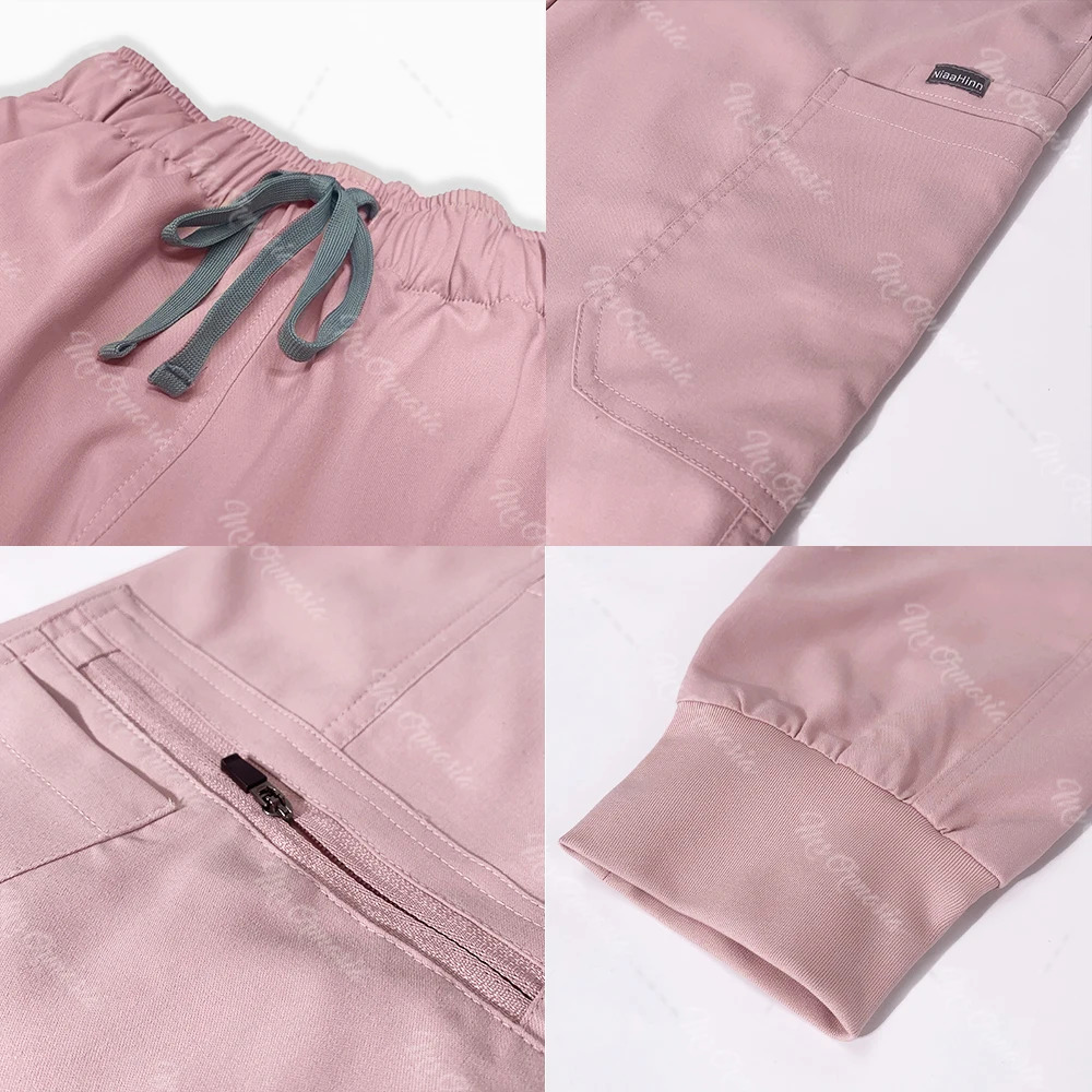 Esthetic Uniforms Summer Short Beauty Salon Suit Women Spa Beautician Clothes el Massage Workwear Nurse Scrubs Set 240418