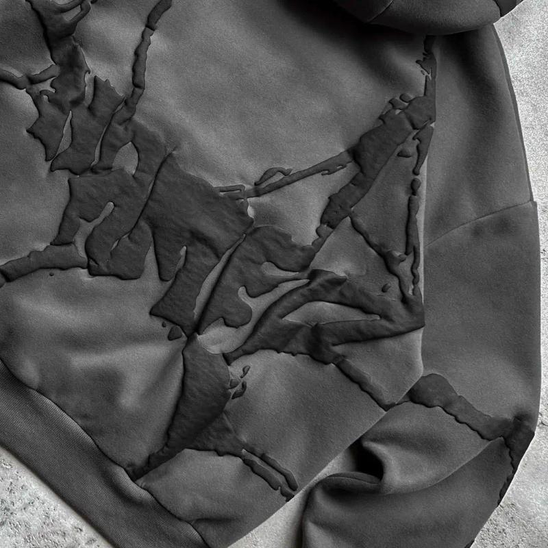 Men's Hoodies Full Zip Sweatsuits Jackets Haruku Hip Hop Streetwear Printing Hoodie For Men