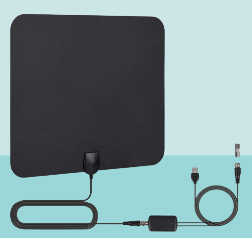 Indoor Digital TV Antenna HDTV Antena Radius Aerial Surf Fox DVBT2 DVBT ATSC ISDB Interior Antennas Amplifier