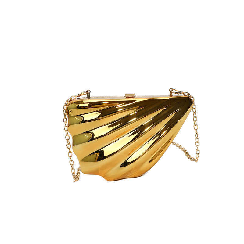 Acrylic Swan Box Bag Irregular Shell Banquet Bag Premium Angel Wings Single Shoulder Crossbody Bag