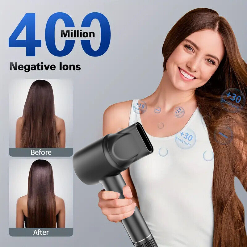 Fast Hair Dryer 110000 RPM High-Speed 200 Millions Negative Ionic Thermo-Control