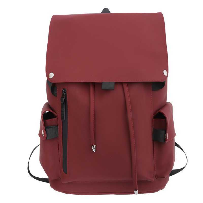 Trendy Boys' Backpack, Casual Flip Cover Computer Backpack, Large Capacity Student Backpack 241120