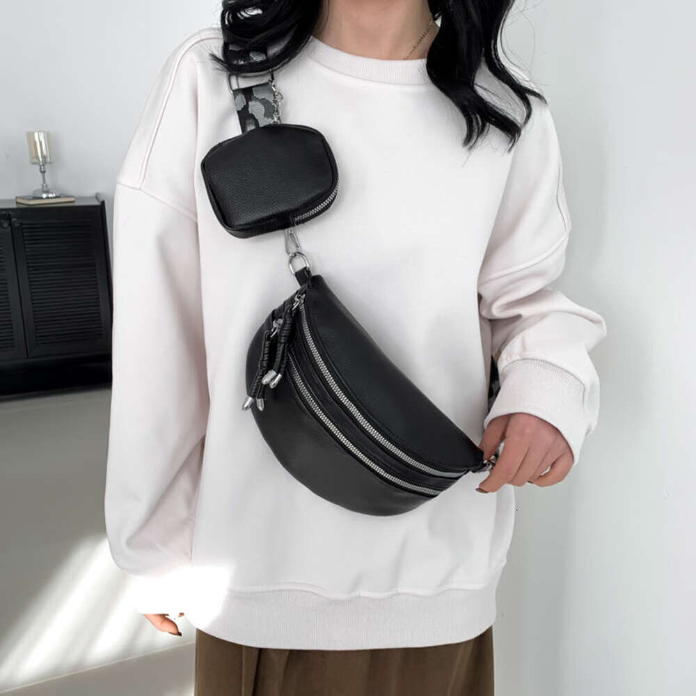 Design Chest Waist Female Pu Leather Saddle Shoulder Crossbody Bag for Women Small Fanny Pack Handbag bolsas feminina