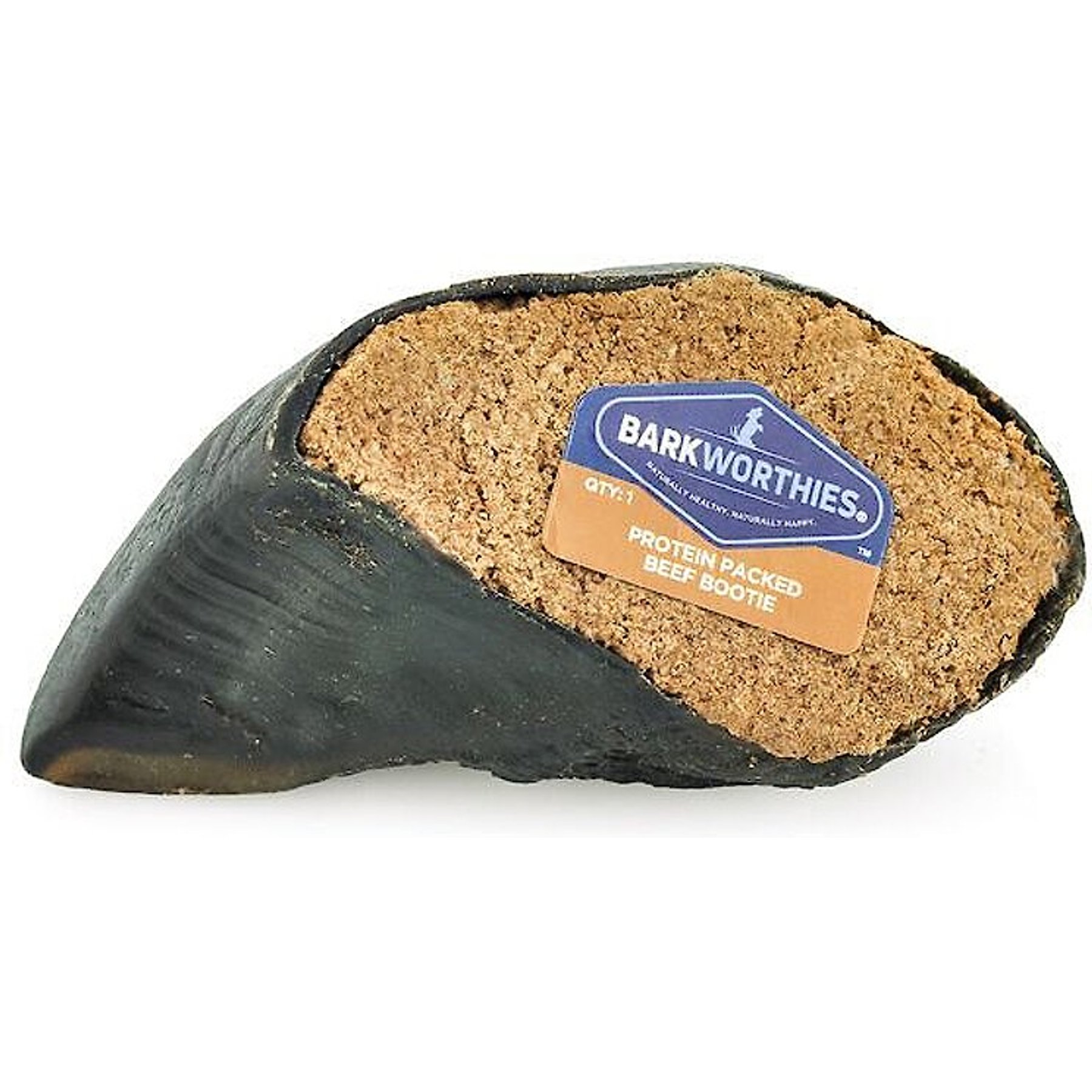 Barkworthies Protein Packed Beef Bootie Peanut Butter Blend Dog Treat