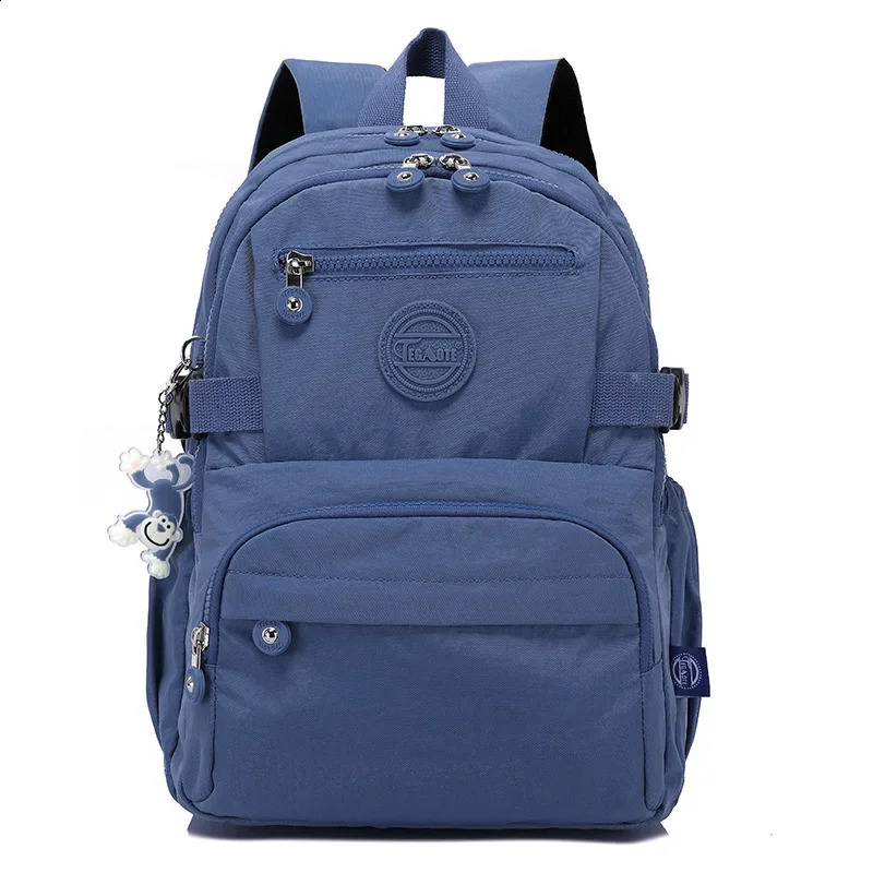Tegaote Light Travel Mens Backpack Outdoor Backpack High School Student Backpack Womens Backpack High Quality Nylon Waterproof Bag 241112