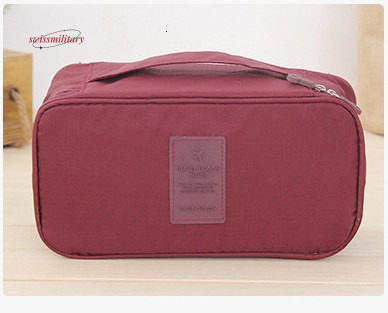 Korean second-generation travel bra bag, portable, classified, organized, and stored in a multifunctional underwear storage bag #6swissmilitary
