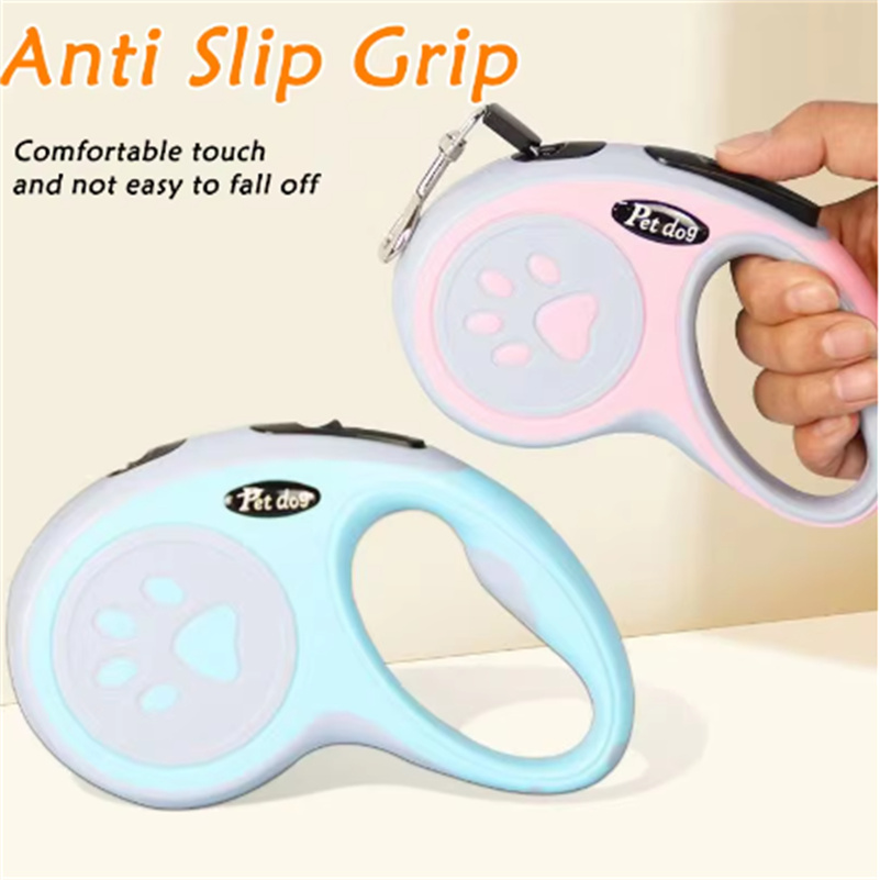 3-5M Nylon Dog Leash Automatic Retractable Durable Cat Lead Extending Puppy Walking Running Traction Roulette For Small Dogs