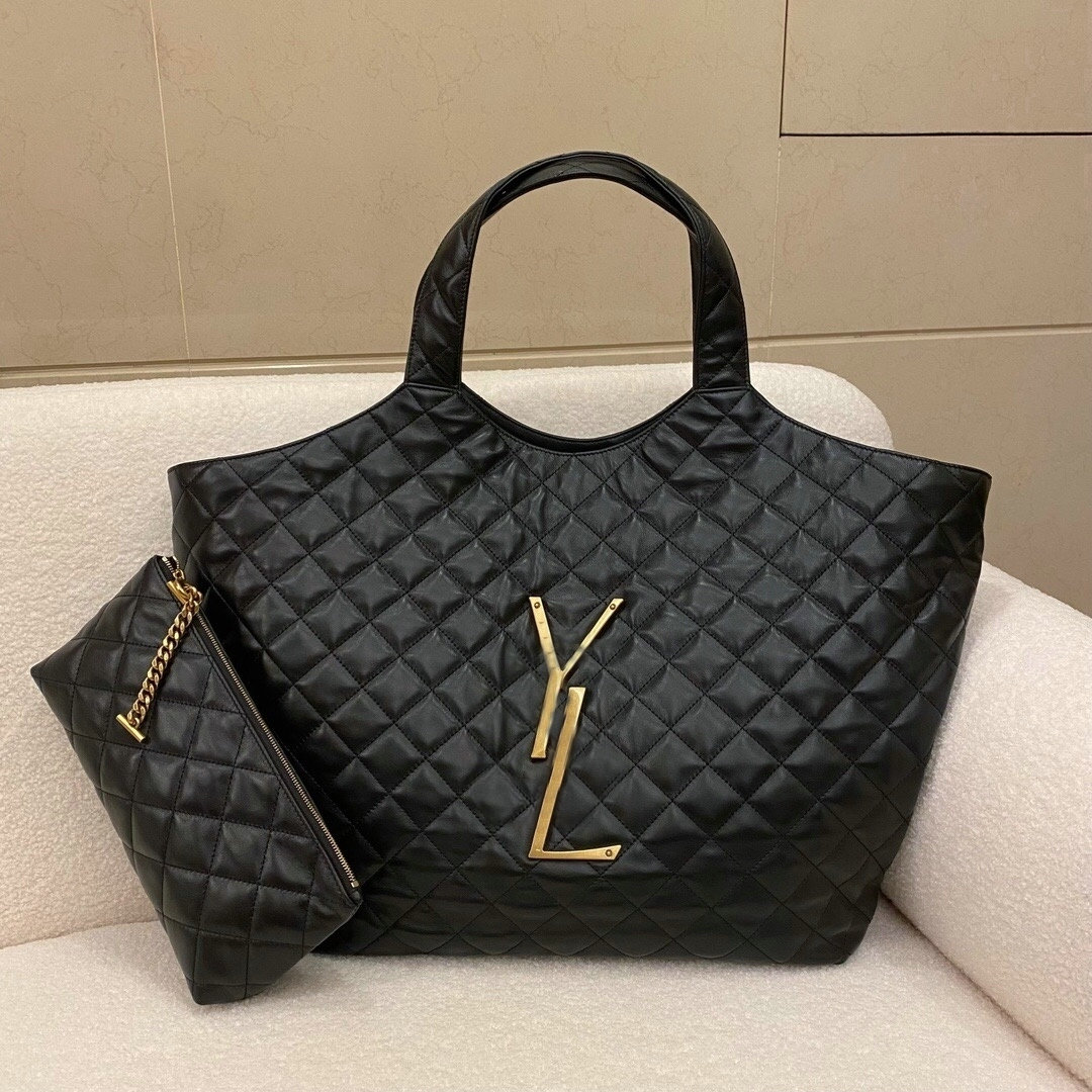 Icare tote designer rhombic lambskin Large Capacity Shopping Bag bag Lattice Handbag Leather Women Tote bags Crossbody Shoulder Wallet