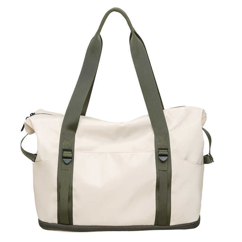 Korean version travel bag, women's short distance hand-held large capacity travel bag, fitness bag, lightweight waterproof storage luggage bag fo