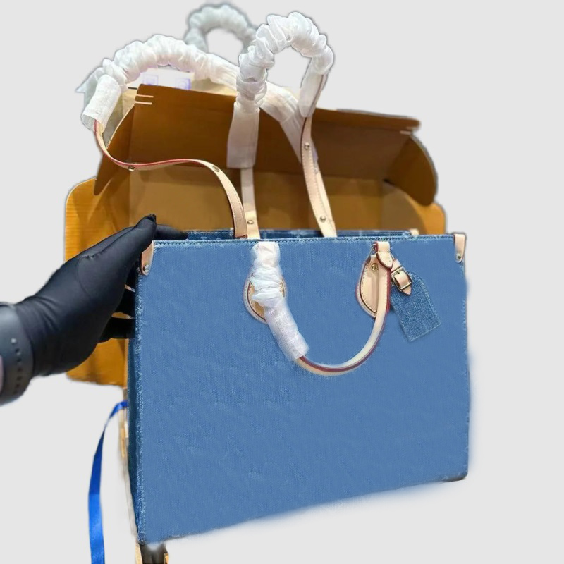 mini nano denim handbags designer bag hobo high quality soft small purse simple letter old flower print shoulder bags daily ornaments xb169 C4