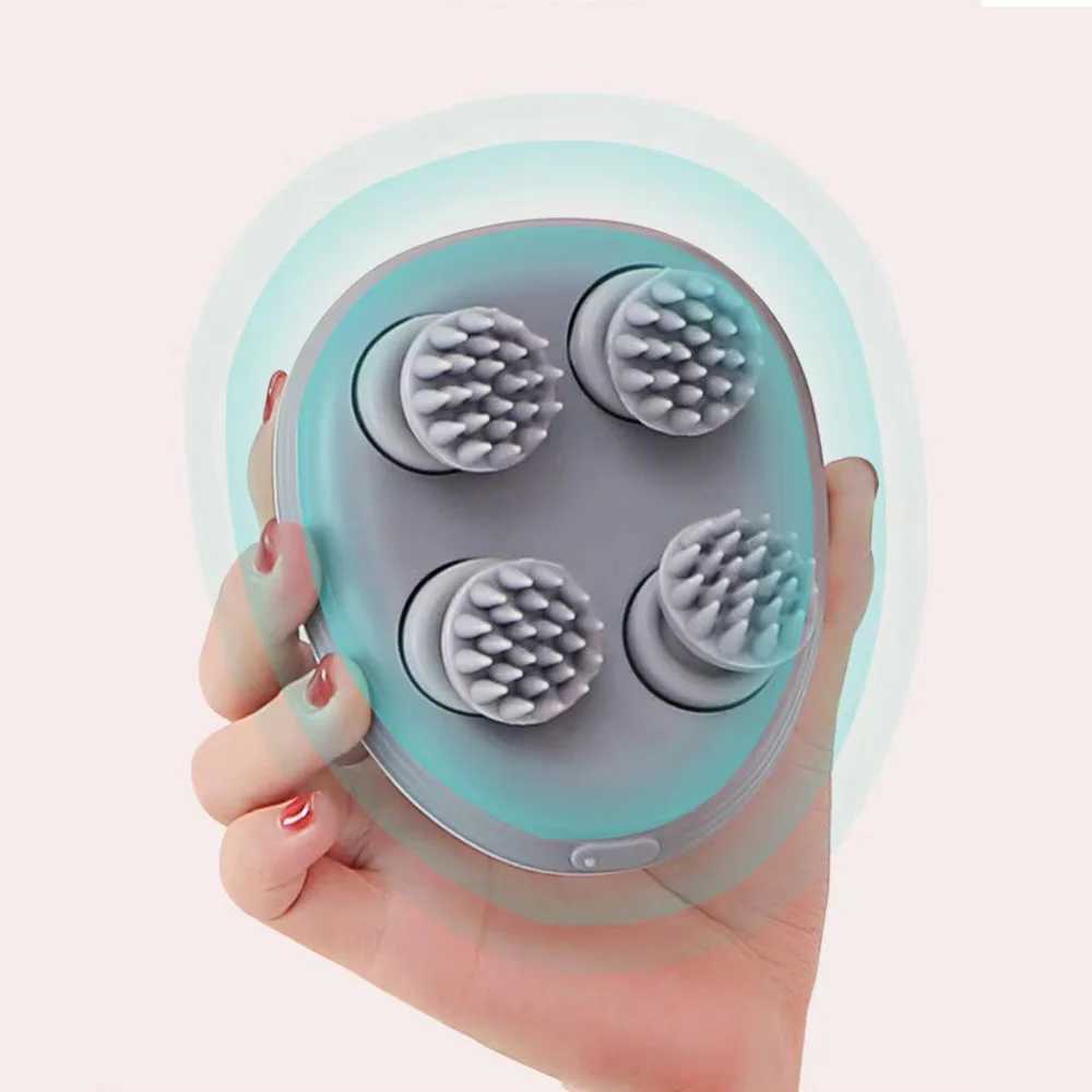 Mini Head Massager Multi functional Scalp Massage Equipment Charging Vibration Therapy Massager for Earache Head Relaxation Pet Cat W241120