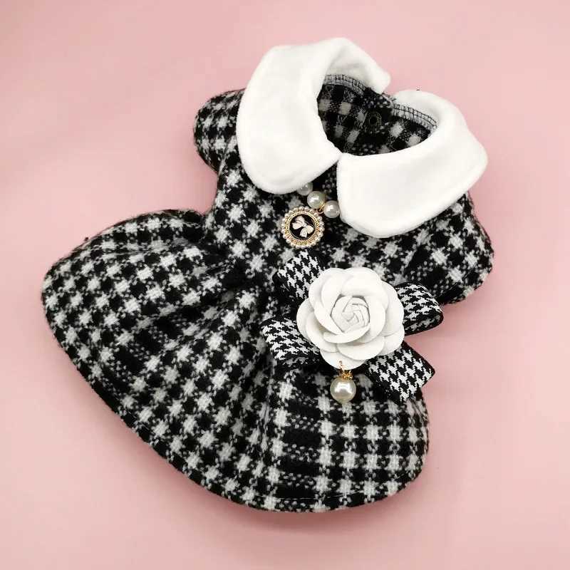 Pet coarse woolen dress spring and autumn ETS teddy bear Schnauzer puppy warm pet dog Christmas clothing fe5 H260129