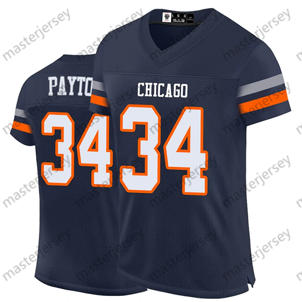 50 Singletary Butkus Sayers 2024 Football Jerseys Perry Hester Ditka Custom All Stitched Name and Number