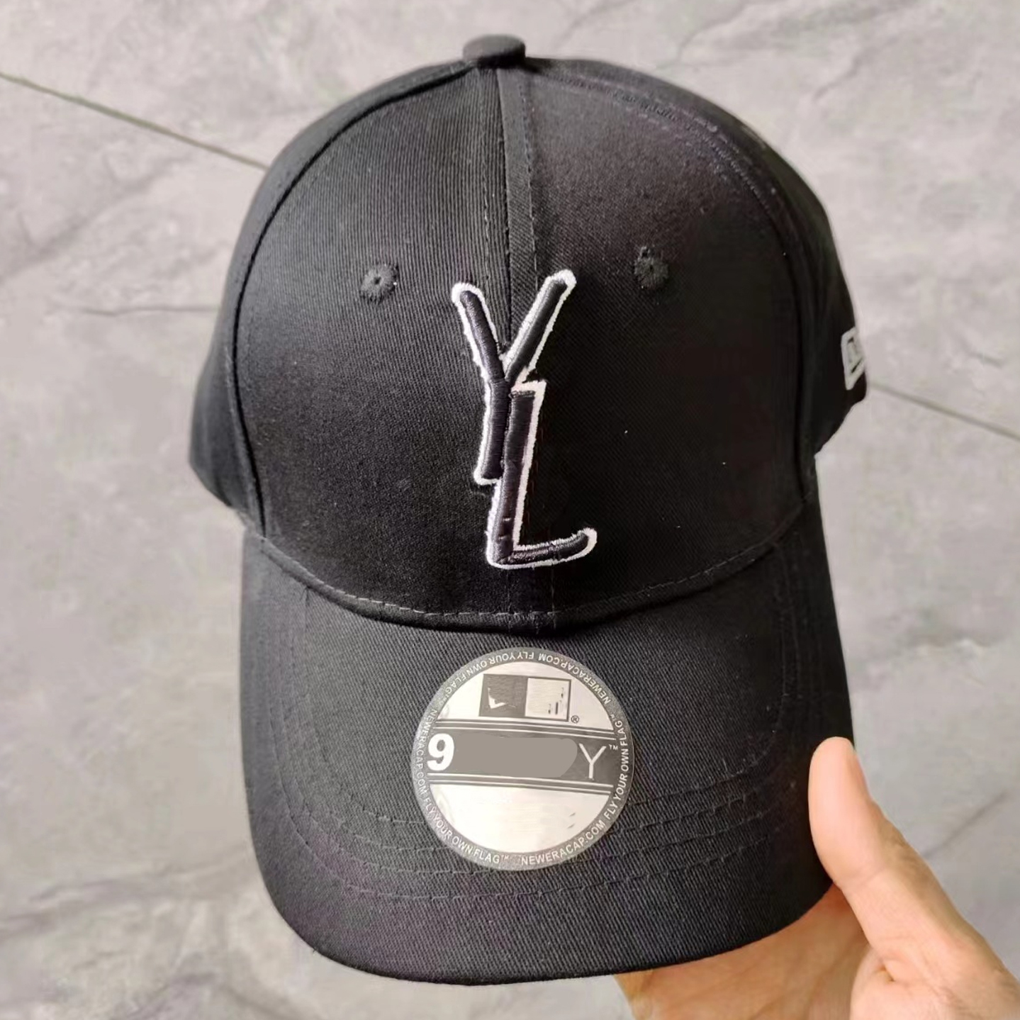 Luxury Yletter Embroidered-logo baseball cap men's fit hat pure cotton beanie hat trucker hat women's chrome hat