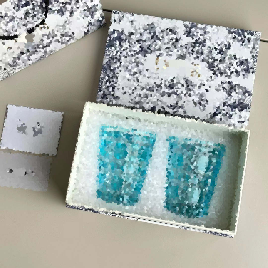 Designer Tumblers 350ML Crystal Glass Cup Set 2 Pieces Water Glasses Gift Box Packing Perfect for Christmas gift