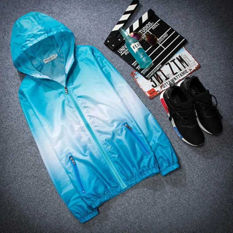 Womens UV Protection Jacket Outdoor Childrens Sun Windbreaker Men sun protection clothing 241108