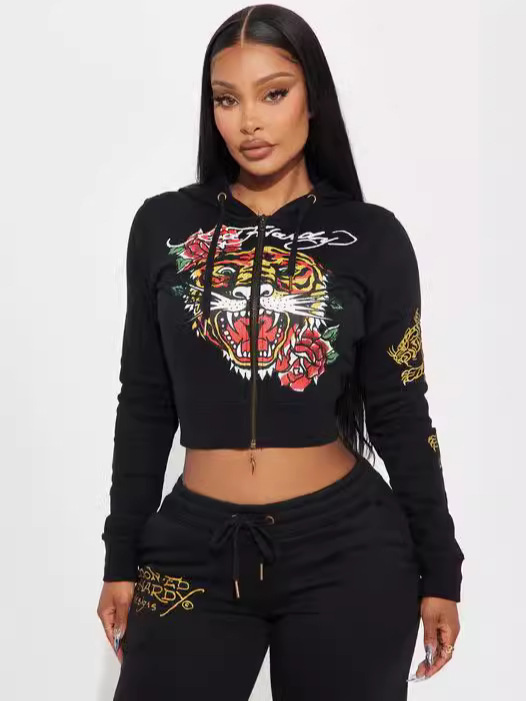 Womens TwoPiece Tracksuit Set Strapless Top and Straight Leg Pants Casual Strt Style Outfit L251018WS9X