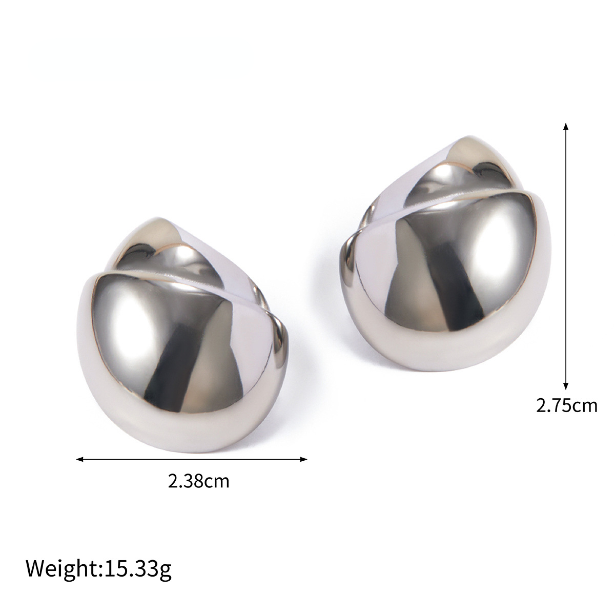 Designer New 18k Gold Stainless Steel Hazelnut Earrings for Women's Retro Style Round Irregular Trendy Wedding Banquet Jewelry